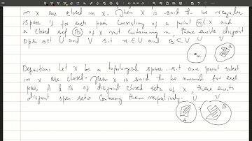 Lec 20. Separation Axioms