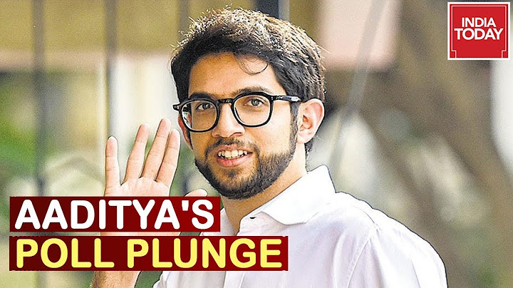 First Thackeray Likely To Contest Elections; Aaditya Thackeray To Contest From Worli