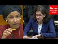 Have you seen antimuslim protests on campus ilhan omar questions columbia university president