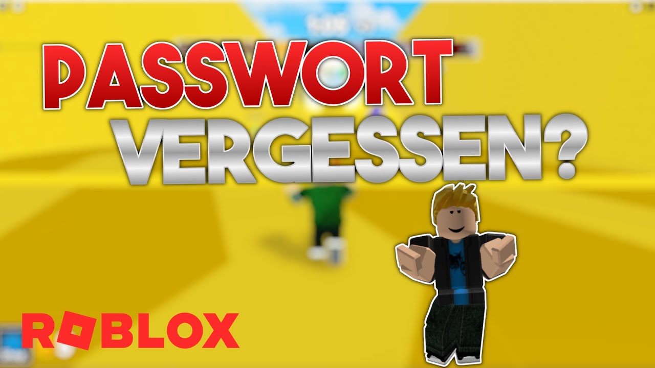 Roblox PASSWORT vergessen? Passwort ZURÜCKSETZEN & ÄNDERN Tutorial ...