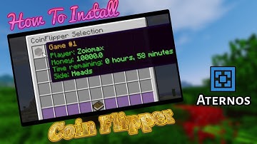 How To Install CoinFlip Plugin in Aternos ( With Permission ) Work for Deop Player