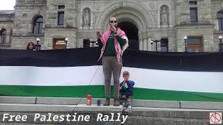 Free Palestine Rally @ Victoria, BC: 2024/06/01 14:46:23