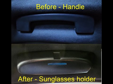 BMW iX3 Sunglasses Holder Installation in place of grip handle