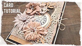 Card Tutorial | Rustic | Shabby Chic