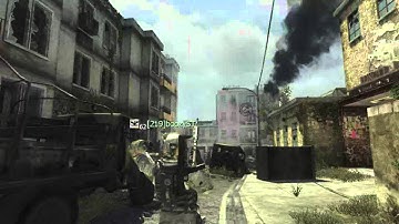 First Across Map Throwing Knife! MW3 Game Clip
