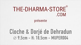 Vídeo: Campana y Dorje de Dehradun (talla grande ) + estuches  - Arte de la India