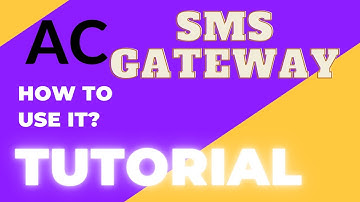 SMS-GATEWAY | TUTORIAL AND FUNCTIONS | ANON CONSULTOR