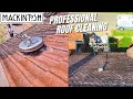 Our professional roof cleaning service