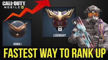Call Of Duty Mobile | FASTEST WAY TO RANK UP