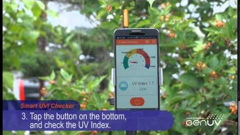 UVI Checker; UV Index; UV monitor;자외선; 체커 ; 자외선 감지;자외선지수;