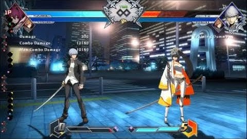 BBTAG (ver 1.5): Yosuke + Yuzu cross combo #1
