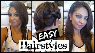 7 EASY Braided Heatless Hairstyles for Medium to Long Hair!