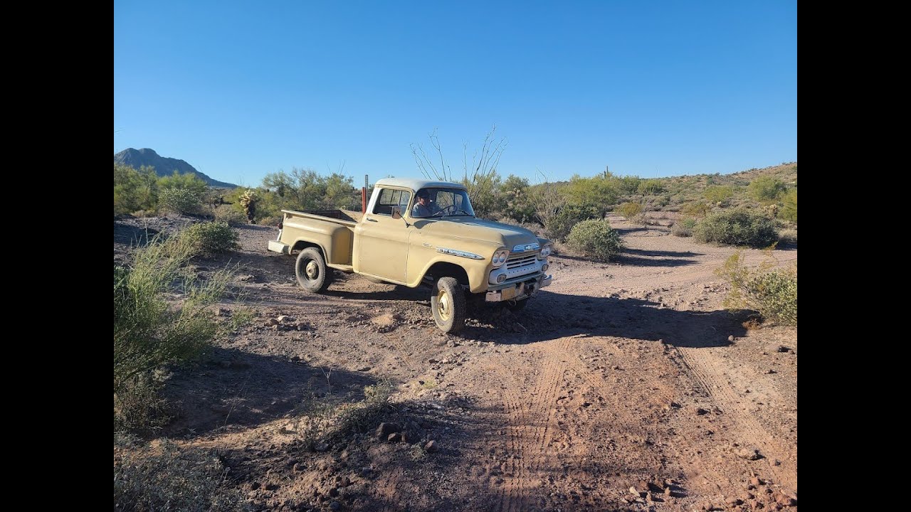 Chevy Napco off roading in Arizona