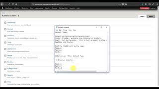 Lesson 2  - 2018 Drupal 7 Registration Platform - Content Types