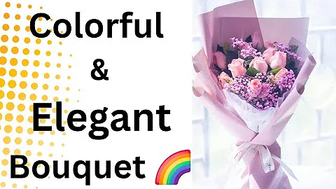 How to Make a Colorful Flower Bouquet | Easy & Beginner-Friendly Arrangement