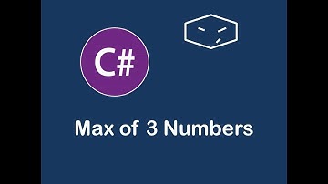 max of three integers in c#