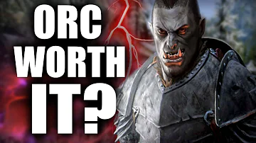 Can you become an Orc chief in Skyrim?