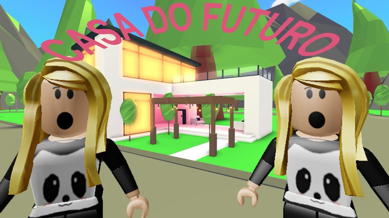 Roblox Decorando Nossa Casa Do Futuro Adopt Me Youtube - decorei minha casa no roblox meepcity youtube