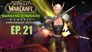 World of Warcraft The Burning Crusade Classic - Outland Leveling - Hunter Pt 21 - Chill Gameplay
