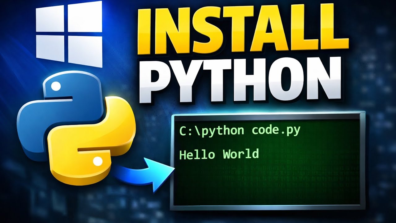 How to Install Python on Windows 11 (2026) | Run First Program Using ...