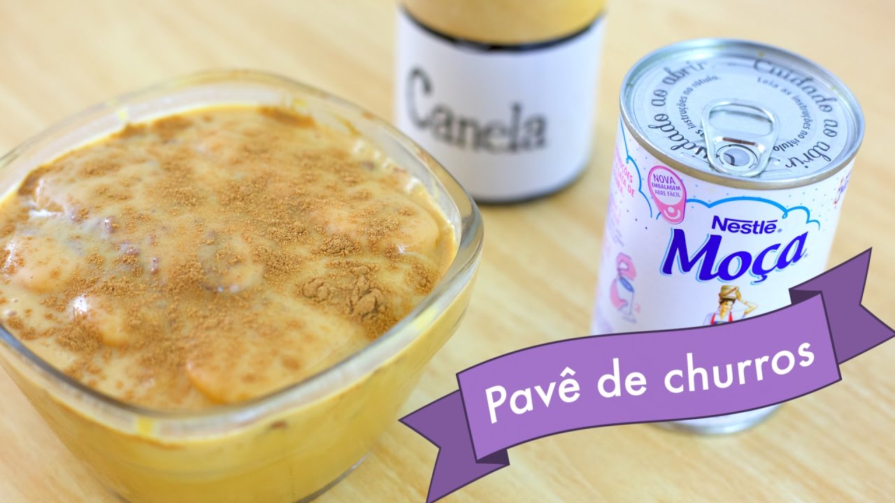 10 RECEITAS RÁPIDAS COM LEITE MOÇA: PAVÊ DE CHURROS