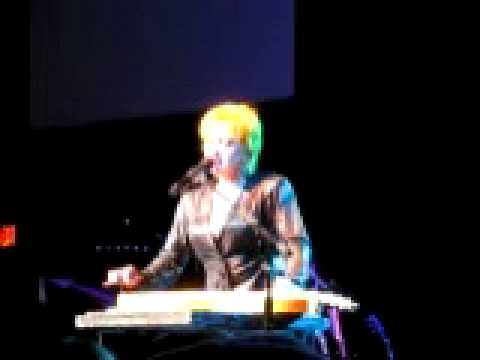 Cyndi Lauper Orange Peel Asheville True Colors