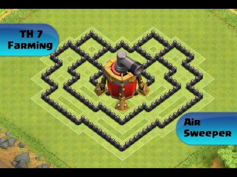 Clash of clans rathaus level 7 farming base