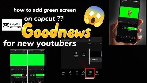green screen subscribe button capcut |how add green screen capcut