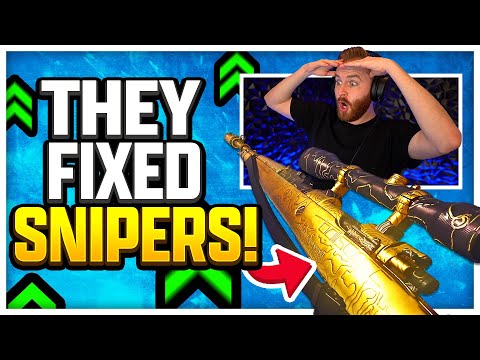 SNIPERS ARE BACK!!! Massive Buff Makes Snipers Fun Again [Best 3 Line Sniper Loadout]