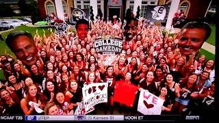 Gamma Phi Beta on ESPN Gameday
