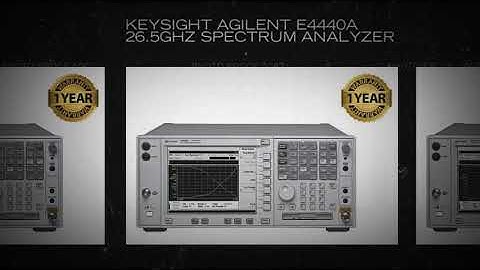 Keysight Agilent E4440A 26.5GHz Spectrum Analyzer w/ Options