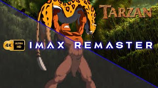 Tarzan 1999 (Tarzan vs Sabor fight scene) | 4K IMAX Remaster