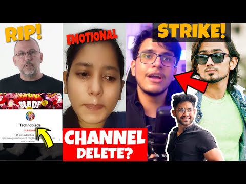 RIP Technoblade! YouTubers React, Adnaan 07 Trying to Strike Triggered Insaan & Thugesh, Pay