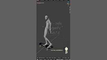 Low-poly Skater Ollies for Game Art #digitalart #animator #gamedev #skateboard #animation #character