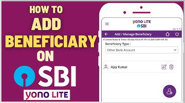 How To Add Beneficiary Account on SBI YONO Lite Mobile Banking