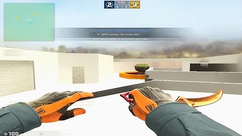 Karambit Gold Standoff 2 Skin - CS Source Offensive - CSSO Casual Gameplay - CSS w/ CSGO Mod