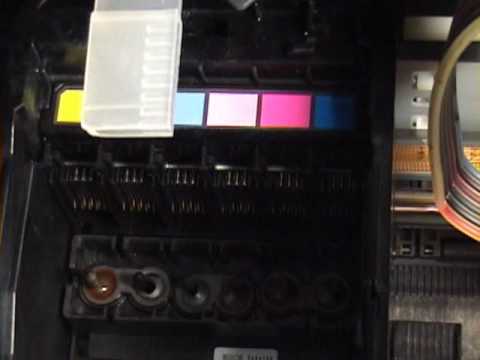 Cleaning of Printer Epson R260 Printheads