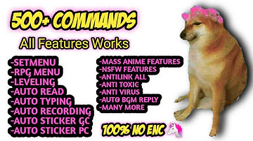 🐕Latest Multi Device WhatsApp Bot | Sc Bot Wa Md No Enc 💯 | Cheems Bot MD V3 | No Need Termux | Xeon