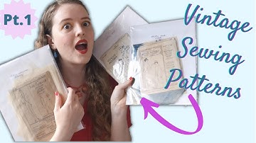 How to Use Vintage Sewing Patterns - Part 1: Storing and Tracing
