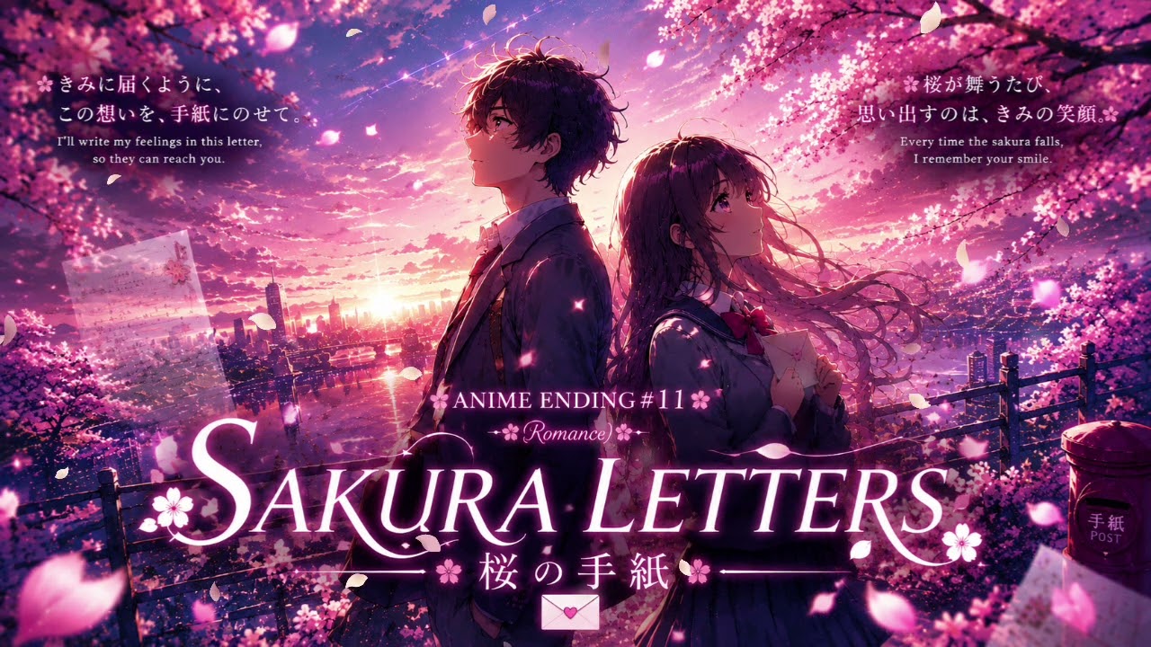 🌸 Sakura Letters 桜の手紙 | Anime Ending Song #11 | Original