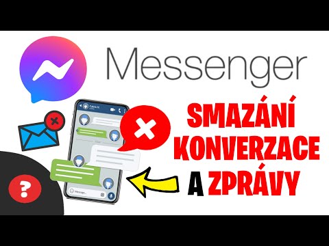 Jak SMAZAT KONVERZACI nebo ZPRÁVY v MESSENGERU | Návod | Telefon / Messenger