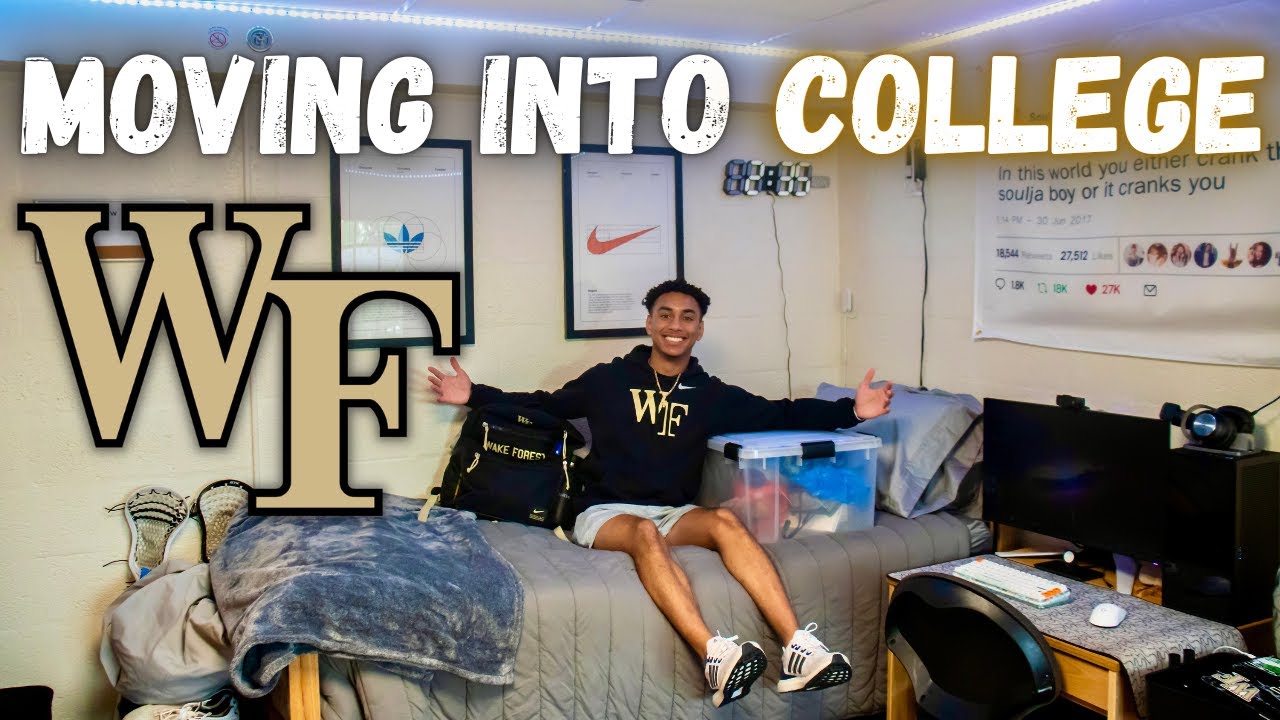 College Move In Day Sophomore Year Wake Forest University YouTube
