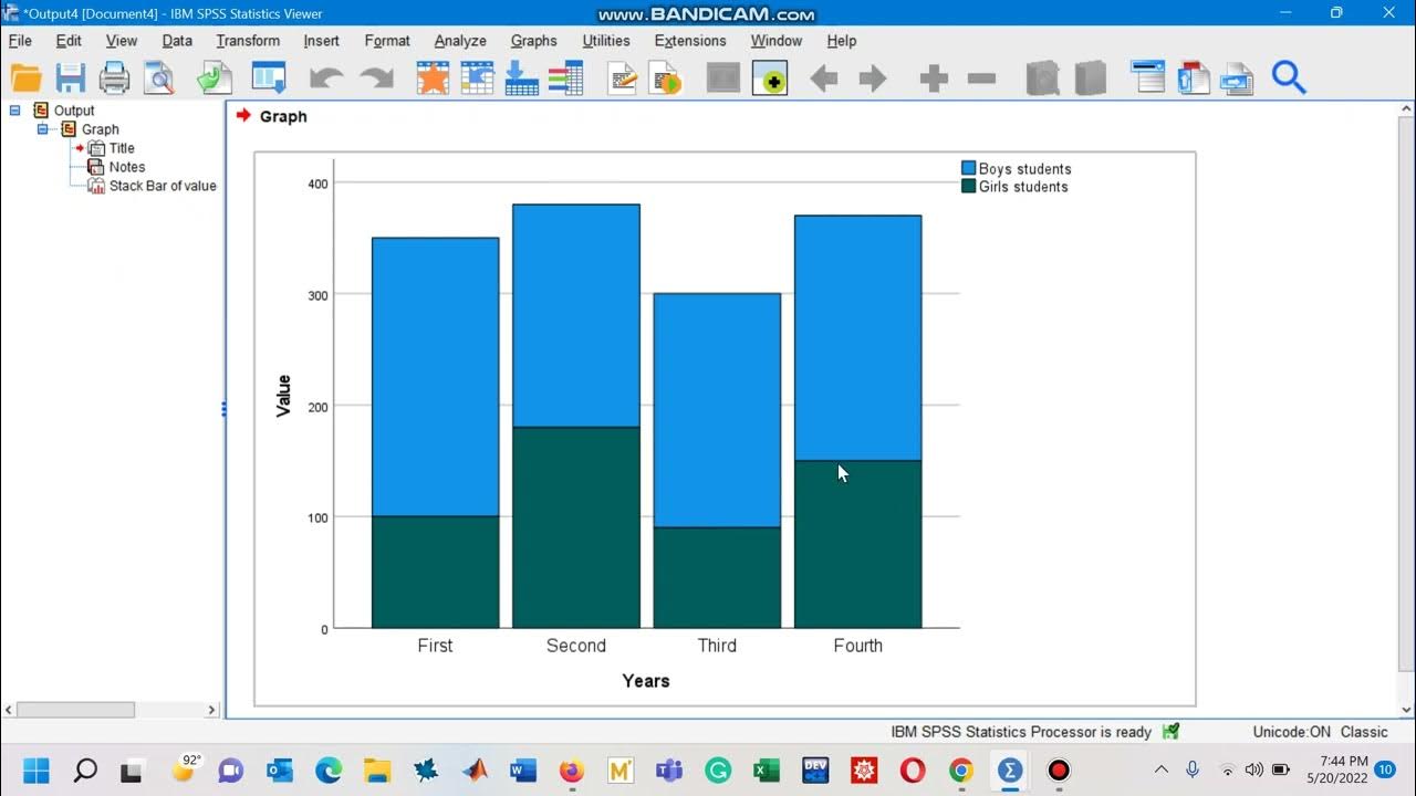 Component Bar Chart in SPSS YouTube