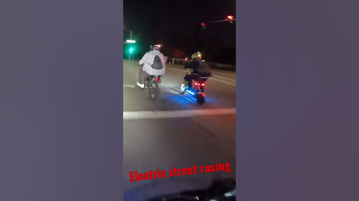 Ebike vs E-Scooter STREET RACE  0-60mph