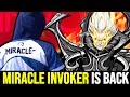 MIRACLE Invoker is back! Epic Combo Clash 7.22 Dota 2