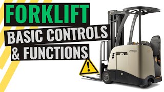 Basic controls of a Forklift | Forklift driving | Crown RC 5500 Series by iNteresThings 7,280 views 1 year ago 14 minutes, 45 seconds