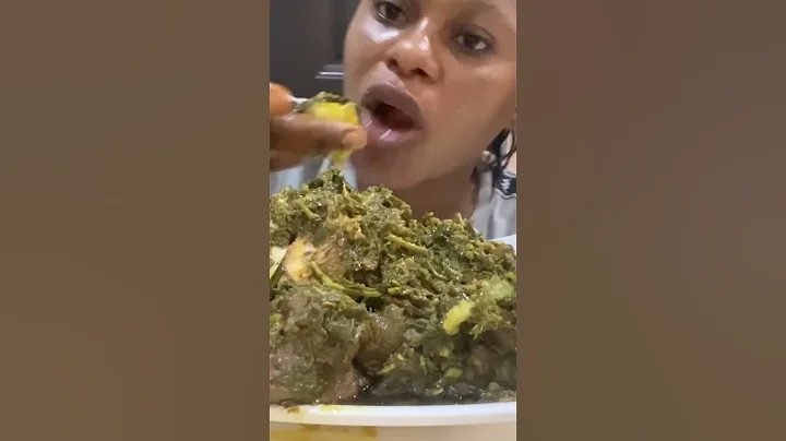 Asmr Mukbang Delicious Afang Soup