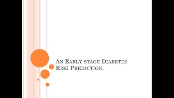 An Early stage Diabetes Risk Prediction by HASSAN AHMED KHAN (2220382)