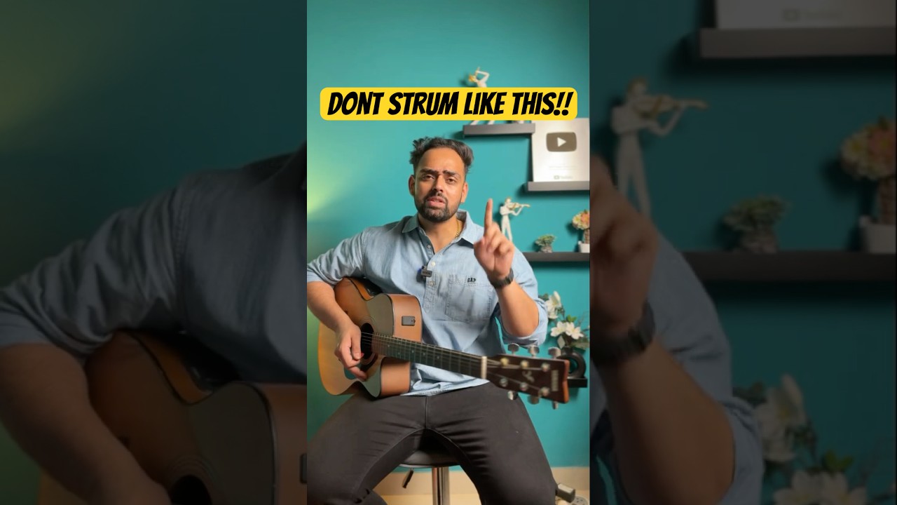 3 Strumming mistakes that RUIN your guitar sound!! #guitar #guitarlessons #shorts #howtostrumming
