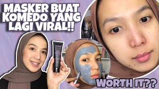 Azrina Pure Charcoal Mud Mask Honest Review | Masker komedo viral di Tiktok ✨